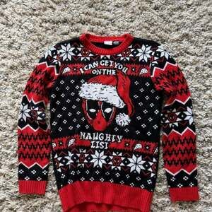Marvel Deadpool Christmas Holiday Sweater